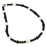 Holly Onyx & Freshwater Pearls Necklace
